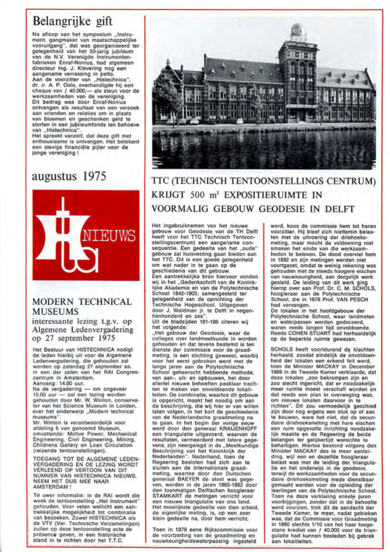 Histechnica Nieuws 1 (1975)