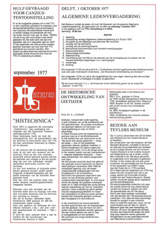 Histechnica Nieuws 3 (1977)