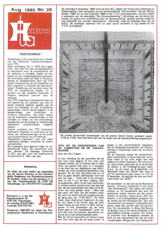 Histechnica Nieuws 11 (1985)